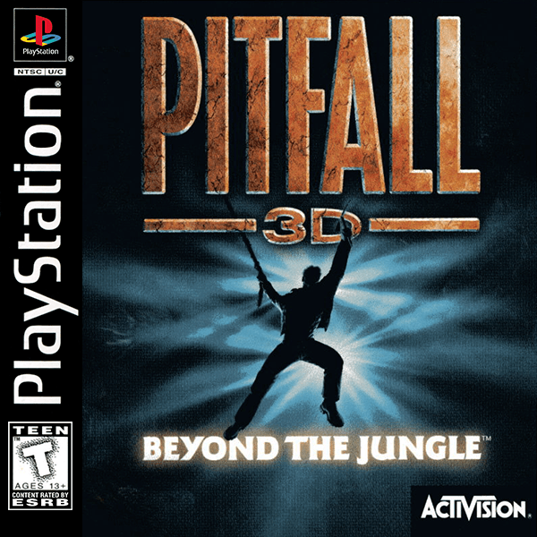 Pitfall 3D Beyond the Jungle box art for Playstation